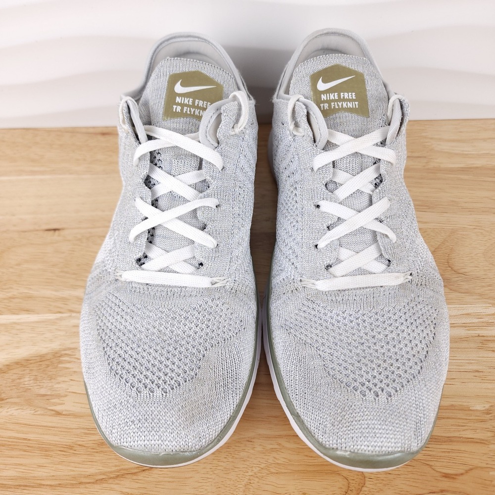 Nike Women's Silver Knit Athletic Shoes. Excellent condition. - Picture 6 of 14